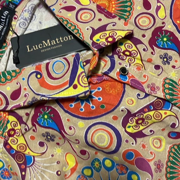 Luc Matton Cotton Linen Wild Shirt - Picture 4 of 8